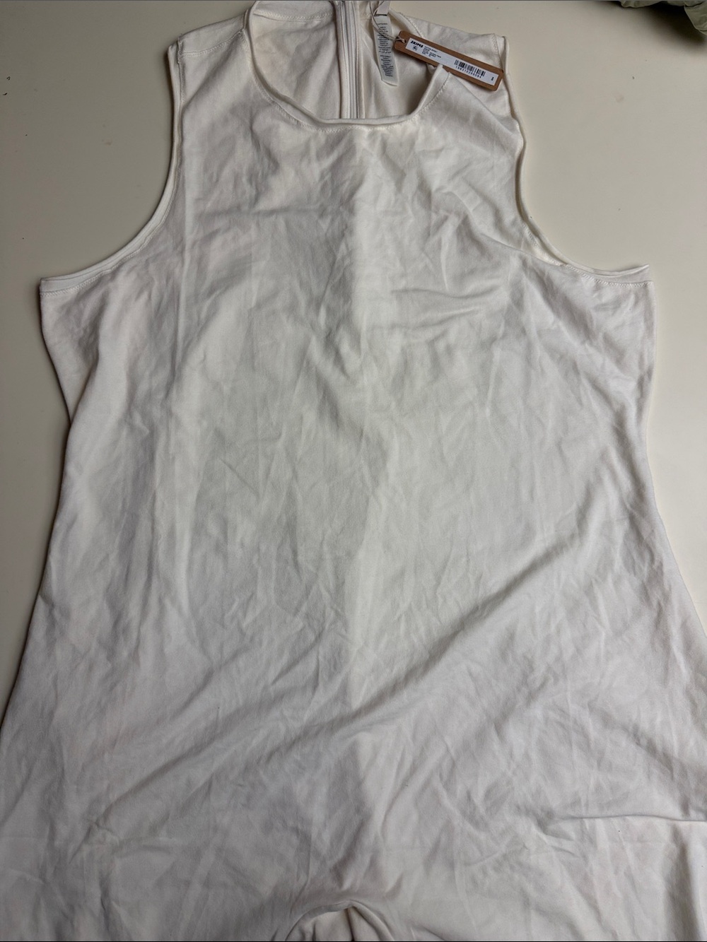 SKIMS Cotton Jersey Onesie in Marble 4X
